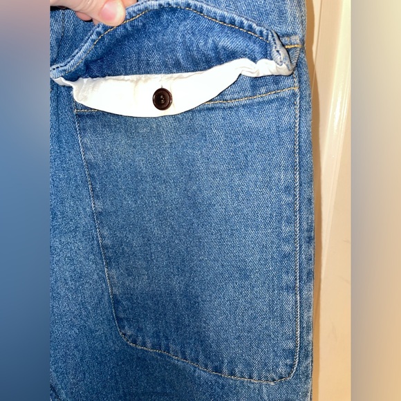 New! Girls Of Dust Guerilla Utility Vintage WWII Inspired Blue Jeans 👖 XS - Picture 7 of 9